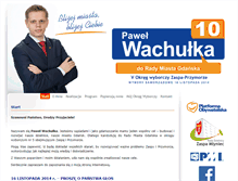 Tablet Screenshot of pawelwachulka.pl